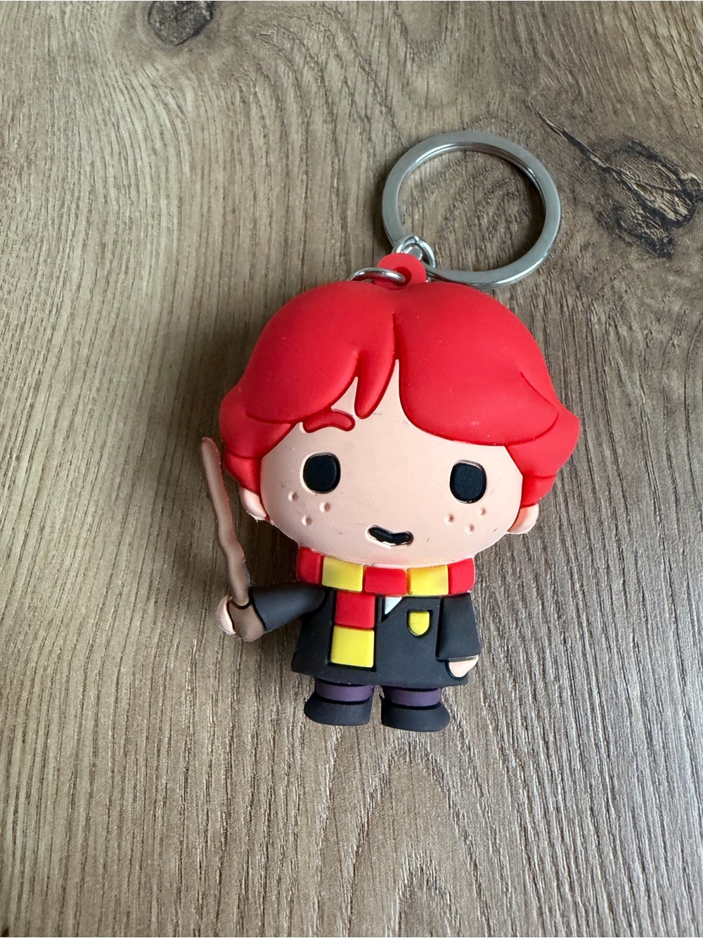 Harry Potter Series 4.5 Collectors Keyring Ron Weasley Keychain w/ Wand